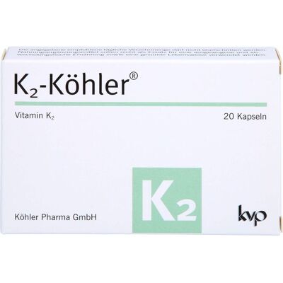 Köhler Pharma GmbH K2-KÖHLER Kapseln 20 St. (7,8 g) Köhler Pharma GmbH K2-KÖHLER Kapseln 20 St. (7,8 g)