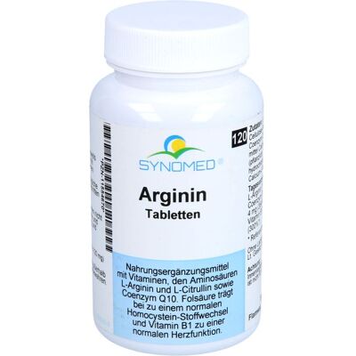 Synomed GmbH ARGININ TABLETTEN 120 St. (86,4 g) Synomed GmbH ARGININ TABLETTEN 120 St. (86,4 g)