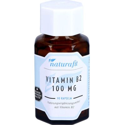 NaturaFit GmbH NATURAFIT Vitamin B2 100 mg Kapseln 90 St. (24,7 g) NaturaFit GmbH NATURAFIT Vitamin B2 100 mg Kapseln 90 St. (24,7 g)