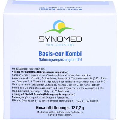 Synomed GmbH BASIS COR Kombi Tabletten + Kapseln 1 P Synomed GmbH BASIS COR Kombi Tabletten + Kapseln 1 P