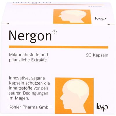Köhler Pharma GmbH NERGON Kapseln 90 St. (50 g) Köhler Pharma GmbH NERGON Kapseln 90 St. (50 g)