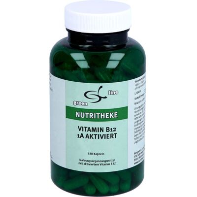 11 A Nutritheke GmbH VITAMIN B12 1A aktiviert Kapseln 180 St. 11 A Nutritheke GmbH VITAMIN B12 1A aktiviert Kapseln 180 St.