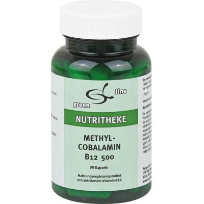 11 A Nutritheke GmbH METHYLCOBALAMIN B12 500 Kapseln 90 St. 11 A Nutritheke GmbH METHYLCOBALAMIN B12 500 Kapseln 90 St.