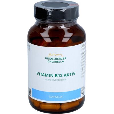 Heidelberger Chlorella GmbH VITAMIN B12 AKTIV Methylcobalamin Kapseln 120 St. (54 g) Heidelberger Chlorella GmbH VITAMIN B12 AKTIV Methylcobalamin Kapseln 120 St. (54 g)