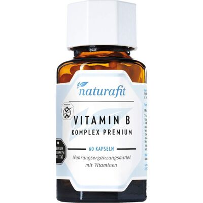 NaturaFit GmbH NATURAFIT Vitamin B Komplex Premium Kapseln 60 St. (39,1 g) NaturaFit GmbH NATURAFIT Vitamin B Komplex Premium Kapseln 60 St. (39,1 g)