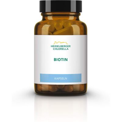 Heidelberger Chlorella GmbH BIOTIN KAPSELN 60 St. (24 g) Heidelberger Chlorella GmbH BIOTIN KAPSELN 60 St. (24 g)