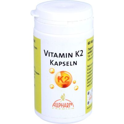 Allpharm Vertriebs GmbH VITAMIN K2 MK7 Allpharm Premium 100 µg Kapseln 60 St. (21 g) Allpharm Vertriebs GmbH VITAMIN K2 MK7 Allpharm Premium 100 µg Kapseln 60 St. (21 g)