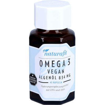 Naturafit Omega-3 vegane Algenöl Kapseln - Nahrungsergänzungsmittel Naturafit Omega-3 vegane Algenöl Kapseln - Nahrungsergänzungsmittel