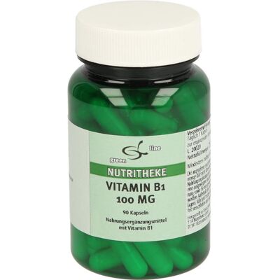 Nutritheke - Vitamin B1 - 100 mg - 90 Kapseln - Dietary supplement Nutritheke - Vitamin B1 - 100 mg - 90 Kapseln - Dietary supplement