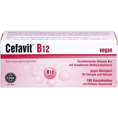Cefak KG CEFAVIT B12 Kautabletten 100 St. (35,2 g) Cefak KG CEFAVIT B12 Kautabletten 100 St. (35,2 g)
