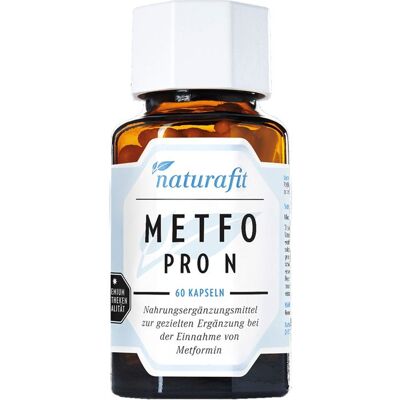NaturaFit GmbH NATURAFIT Metfo Pro N Kapseln 60 St. (53,4 g) NaturaFit GmbH NATURAFIT Metfo Pro N Kapseln 60 St. (53,4 g)