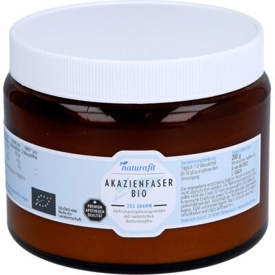 NaturaFit GmbH NATURAFIT Akazienfaser Bio Pulver 200 g NaturaFit GmbH NATURAFIT Akazienfaser Bio Pulver 200 g