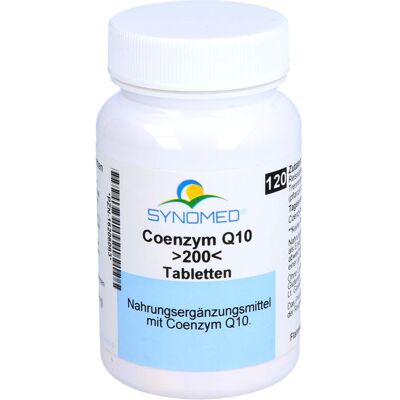 Synomed GmbH COENZYM Q10 200 Tabletten 120 St. (48 g) Synomed GmbH COENZYM Q10 200 Tabletten 120 St. (48 g)