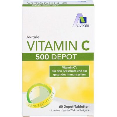 Avitale GmbH VITAMIN C 500 mg Depot Tabletten 60 St. (60 g) Avitale GmbH VITAMIN C 500 mg Depot Tabletten 60 St. (60 g)