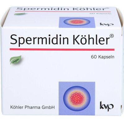 Köhler Pharma GmbH SPERMIDIN Köhler Kapseln 60 St. (33,6 g) Köhler Pharma GmbH SPERMIDIN Köhler Kapseln 60 St. (33,6 g)
