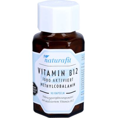 NaturaFit GmbH NATURAFIT Vitamin B12 1000 µg aktiviert Kapseln 90 St. (24,8 g) NaturaFit GmbH NATURAFIT Vitamin B12 1000 µg aktiviert Kapseln 90 St. (24,8 g)