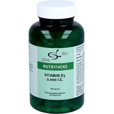 11 A Nutritheke GmbH VITAMIN D3 2.000 I.E. Kapseln 180 St. 11 A Nutritheke GmbH VITAMIN D3 2.000 I.E. Kapseln 180 St.