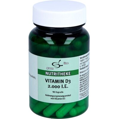 11 A Nutritheke GmbH VITAMIN D3 2.000 I.E. Kapseln 90 St. 11 A Nutritheke GmbH VITAMIN D3 2.000 I.E. Kapseln 90 St.