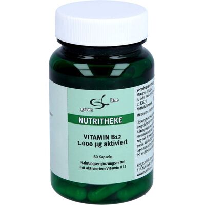 11 A Nutritheke GmbH VITAMIN B12 1.000 µg aktiviert Kapseln 60 St. 11 A Nutritheke GmbH VITAMIN B12 1.000 µg aktiviert Kapseln 60 St.