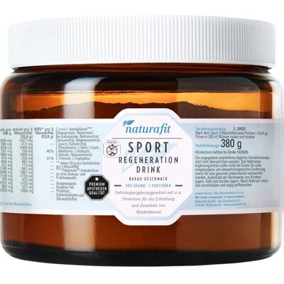 NaturaFit GmbH NATURAFIT Sport Regeneration Drink Pulver 380 g NaturaFit GmbH NATURAFIT Sport Regeneration Drink Pulver 380 g