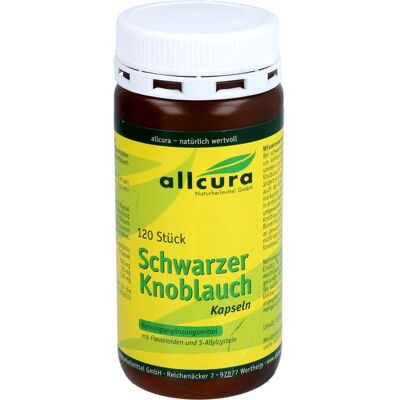 Allcura Naturheilmittel GmbH SCHWARZER KNOBLAUCH Kapseln 120 St. (71 g) Allcura Naturheilmittel GmbH SCHWARZER KNOBLAUCH Kapseln 120 St. (71 g)