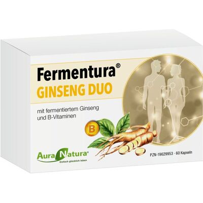Pharmatura GmbH & Co. KG AURANATURA Fermentura Ginseng Duo Kapseln 60 St. (38,9 g) Pharmatura GmbH & Co. KG AURANATURA Fermentura Ginseng Duo Kapseln 60 St. (38,9 g)