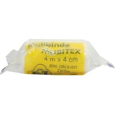 ERENA Verbandstoffe GmbH & Co. KG MUBITEX Mullbinden 4 cm einzeln in Cello 1 St. ERENA Verbandstoffe GmbH & Co. KG MUBITEX Mullbinden 4 cm einzeln in Cello 1 St.