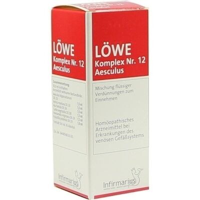 Infirmarius GmbH LÖWE KOMPLEX Nr.12 Aesculus Tropfen 50 ml Infirmarius GmbH LÖWE KOMPLEX Nr.12 Aesculus Tropfen 50 ml