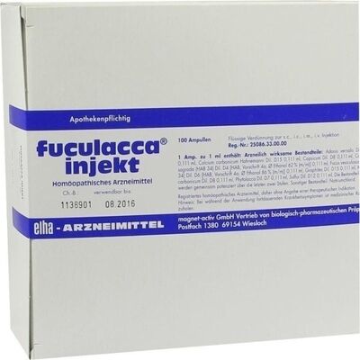 Infirmarius GmbH FUCULACCA Ampullen 100 St. Infirmarius GmbH FUCULACCA Ampullen 100 St.