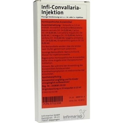 Infirmarius GmbH INFI CONVALLARIA Injektion 20 ml Infirmarius GmbH INFI CONVALLARIA Injektion 20 ml