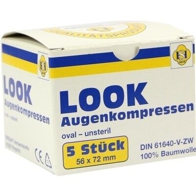 ERENA Verbandstoffe GmbH & Co. KG LOOK Augenkompressen 5 St. ERENA Verbandstoffe GmbH & Co. KG LOOK Augenkompressen 5 St.