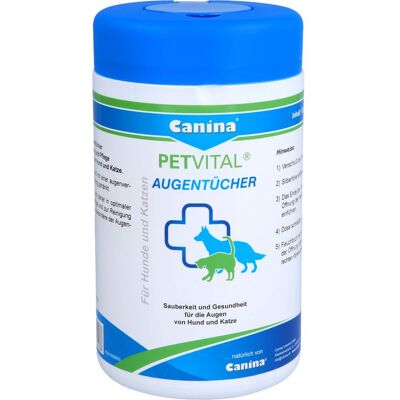 Canina Pharma GmbH PETVital Augentücher - 120 Stück Canina Pharma GmbH PETVital Augentücher - 120 Stück