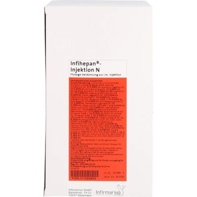 Infirmarius GmbH INFIHEPAN Injektion N Ampullen 50 St. Infirmarius GmbH INFIHEPAN Injektion N Ampullen 50 St.