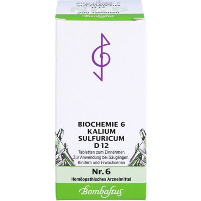 Bombastus-Werke AG BIOCHEMIE Kalium Sulfur D 12 Tabletten Bombastus-Werke AG BIOCHEMIE Kalium Sulfur D 12 Tabletten