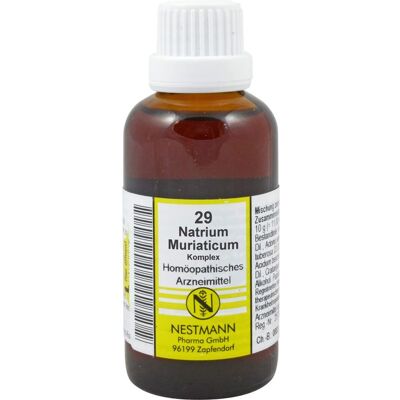 Nestmann Pharma GmbH NATRIUM MURIATICUM KOMPLEX Nr.29 Dilution 50 ml Nestmann Pharma GmbH NATRIUM MURIATICUM KOMPLEX Nr.29 Dilution 50 ml