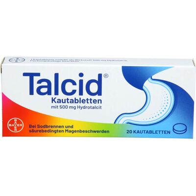 Bayer TALCID Kautabletten 20 St. Bayer TALCID Kautabletten 20 St.