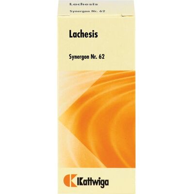 Kattwiga Arzneimittel GmbH SYNERGON KOMPLEX 62 Lachesis Tropfen 50 ml Kattwiga Arzneimittel GmbH SYNERGON KOMPLEX 62 Lachesis Tropfen 50 ml