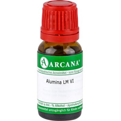 ARCANA Dr. Sewerin GmbH & Co.KG Arzneimittel-Herstellung ALUMINA LM 6 Dilution 10 ml ARCANA Dr. Sewerin GmbH & Co.KG Arzneimittel-Herstellung ALUMINA LM 6 Dilution 10 ml