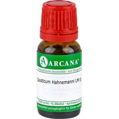 ARCANA Dr. Sewerin GmbH & Co.KG Arzneimittel-Herstellung CAUSTICUM HAHNEMANNI LM 6 Dilution 10 ml ARCANA Dr. Sewerin GmbH & Co.KG Arzneimittel-Herstellung CAUSTICUM HAHNEMANNI LM 6 Dilution 10 ml