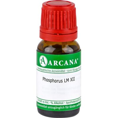 ARCANA Dr. Sewerin GmbH & Co.KG Arzneimittel-Herstellung PHOSPHORUS LM 12 Dilution 10 ml ARCANA Dr. Sewerin GmbH & Co.KG Arzneimittel-Herstellung PHOSPHORUS LM 12 Dilution 10 ml