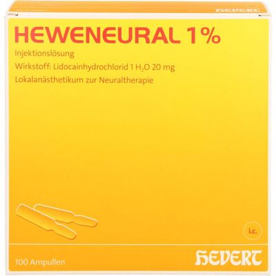 Hevert-Arzneimittel GmbH & Co. KG HEWENEURAL 1% Injektionslösung Ampullen 200 ml Hevert-Arzneimittel GmbH & Co. KG HEWENEURAL 1% Injektionslösung Ampullen 200 ml