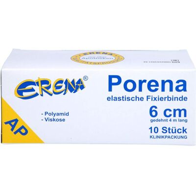 ERENA Verbandstoffe GmbH & Co. KG PORENA elast.Mullbinde 6 cm weiß o.Cello 10 St. ERENA Verbandstoffe GmbH & Co. KG PORENA elast.Mullbinde 6 cm weiß o.Cello 10 St.