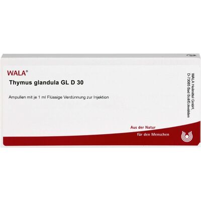 WALA Heilmittel GmbH THYMUS GLANDULA GL D 30 Ampullen 10 ml WALA Heilmittel GmbH THYMUS GLANDULA GL D 30 Ampullen 10 ml