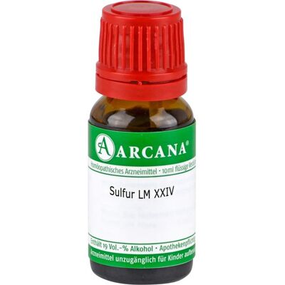 ARCANA Dr. Sewerin GmbH & Co.KG Arzneimittel-Herstellung SULFUR LM 24 Dilution 10 ml ARCANA Dr. Sewerin GmbH & Co.KG Arzneimittel-Herstellung SULFUR LM 24 Dilution 10 ml