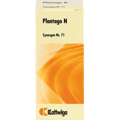 Kattwiga Arzneimittel GmbH SYNERGON KOMPLEX 71 Plantago N Tropfen 50 ml Kattwiga Arzneimittel GmbH SYNERGON KOMPLEX 71 Plantago N Tropfen 50 ml