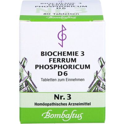Bombastus-Werke AG BIOCHEMIE 3 Ferrum Phosphoricum D 6 Tabletten Bombastus-Werke AG BIOCHEMIE 3 Ferrum Phosphoricum D 6 Tabletten