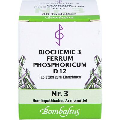 Bombastus-Werke AG BIOCHEMIE 3 Ferrum Phosphoricum D 12 Comprimés Bombastus-Werke AG BIOCHEMIE 3 Ferrum Phosphoricum D 12 Comprimés