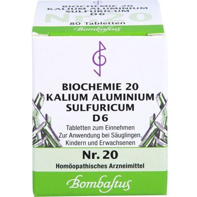 Bombastus-Werke AG BIOCHEMIE Kalium Aluminium Sulf. - Homöopathische Tabletten Bombastus-Werke AG BIOCHEMIE Kalium Aluminium Sulf. - Homöopathische Tabletten
