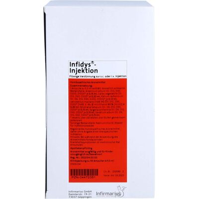 Infirmarius GmbH INFIDYS Injektion Ampullen 250 ml Infirmarius GmbH INFIDYS Injektion Ampullen 250 ml
