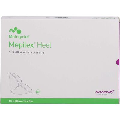 Mepilex Heel - Absorbierender Schaumverband für die Ferse - Steriles Medizinprodukt Mepilex Heel - Absorbierender Schaumverband für die Ferse - Steriles Medizinprodukt